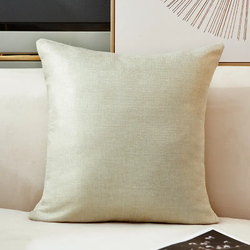 Green Linen Sofa Pillow for Living Room & Car - Image 6