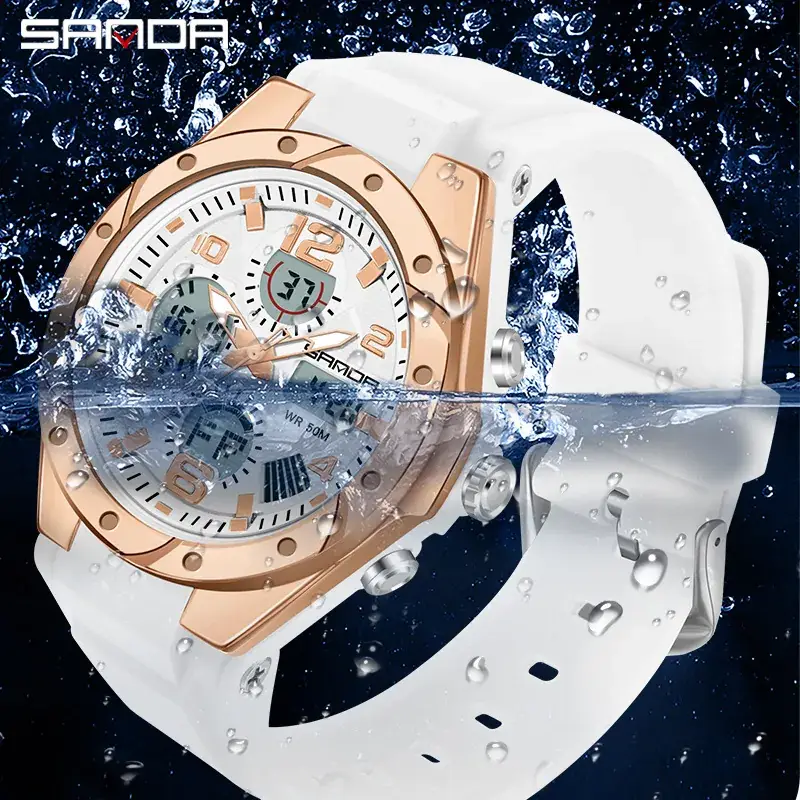 Sanda Cross-Border Sports Multi-Function Electronic Watch with Japanese Battery - Image 21