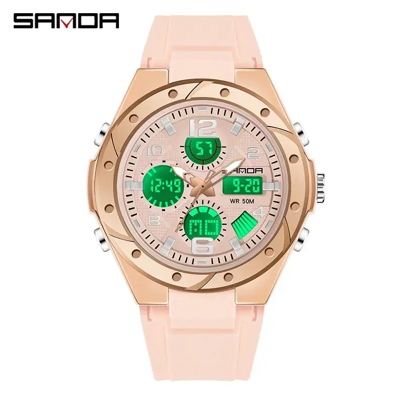 Sanda Cross-Border Sports Multi-Function Electronic Watch with Japanese Battery - Image 22