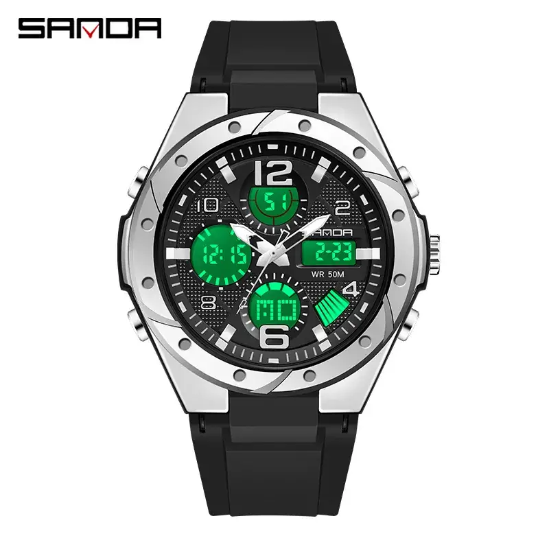 Sanda Cross-Border Sports Multi-Function Electronic Watch with Japanese Battery - Image 13