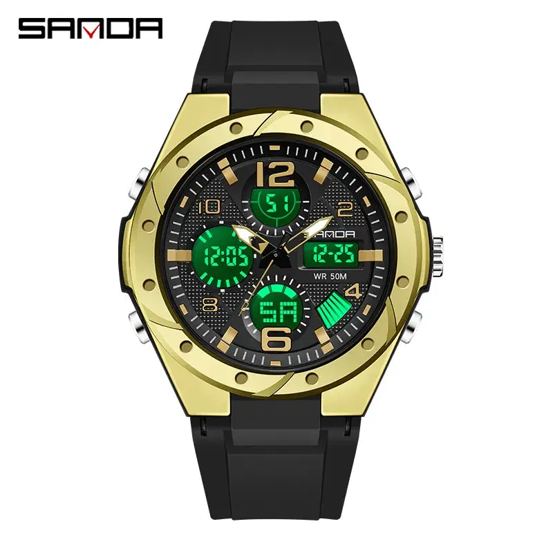 Sanda Cross-Border Sports Multi-Function Electronic Watch with Japanese Battery - Image 15