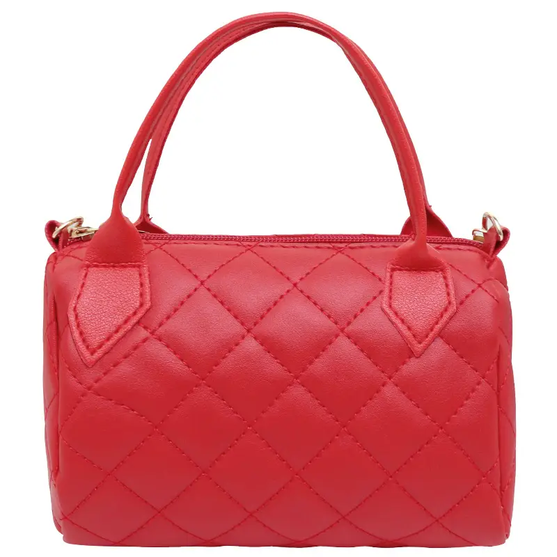 Red Embroidered Quilted Women's Handbag 2022 - Image 12