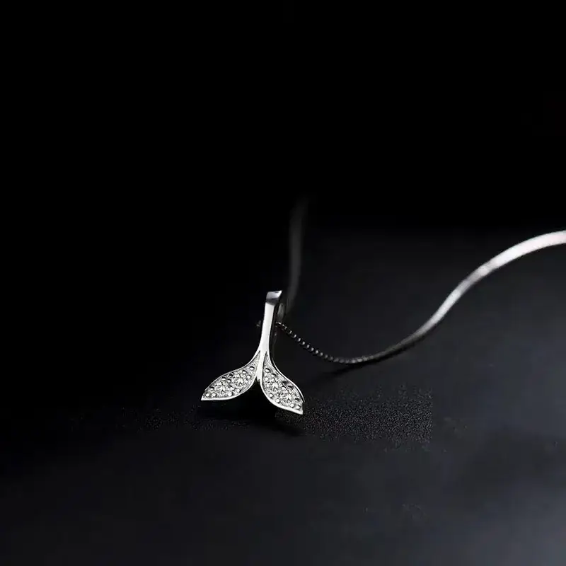 925 Sterling Silver Fishtail Necklace for Women - Image 3