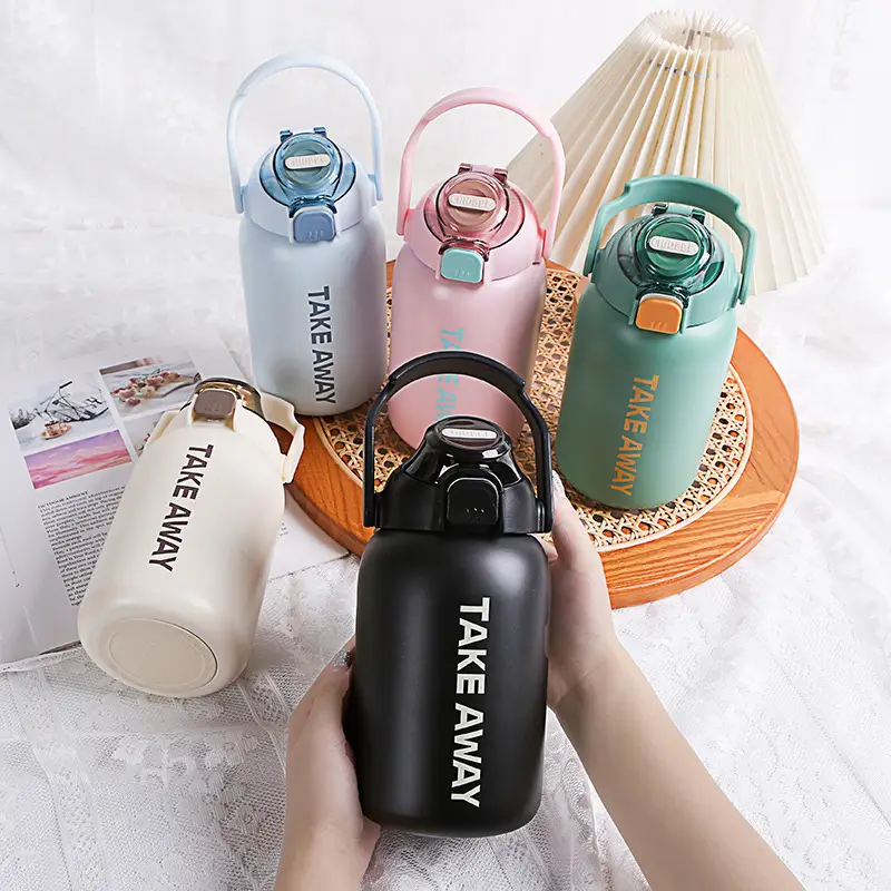 Portable Phone Holder with 850ml Stainless Steel Thermos Cup - Image 7