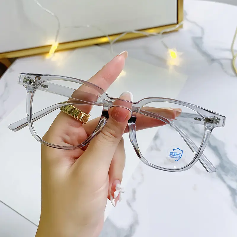 Anti-Blue Light Glasses for Men Women Square Frame Small