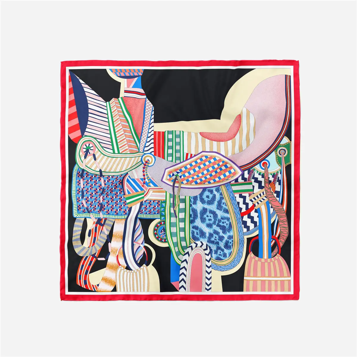 2024 Summer Silk Scarf for Women Blue Paris Design — feature 146