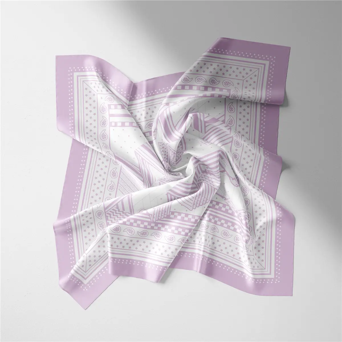 2024 Summer Silk Scarf for Women Blue Paris Design — feature 216