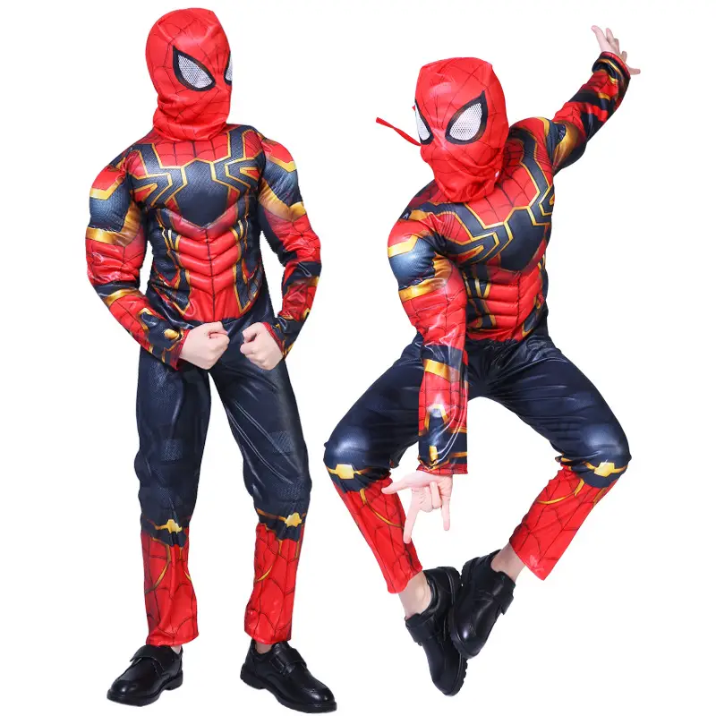 Children Avengers Muscle Suit Halloween Costume Captain America - Image 57