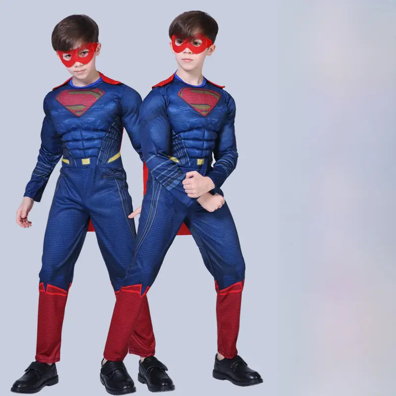 Children Avengers Muscle Suit Halloween Costume Captain America - Image 13