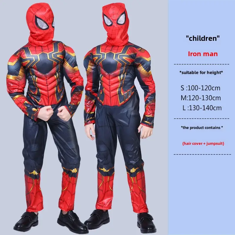 Children Avengers Muscle Suit Halloween Costume Captain America - Image 20