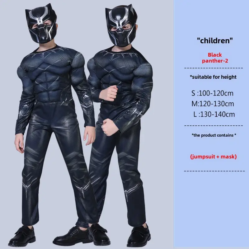 Children Avengers Muscle Suit Halloween Costume Captain America - Image 36