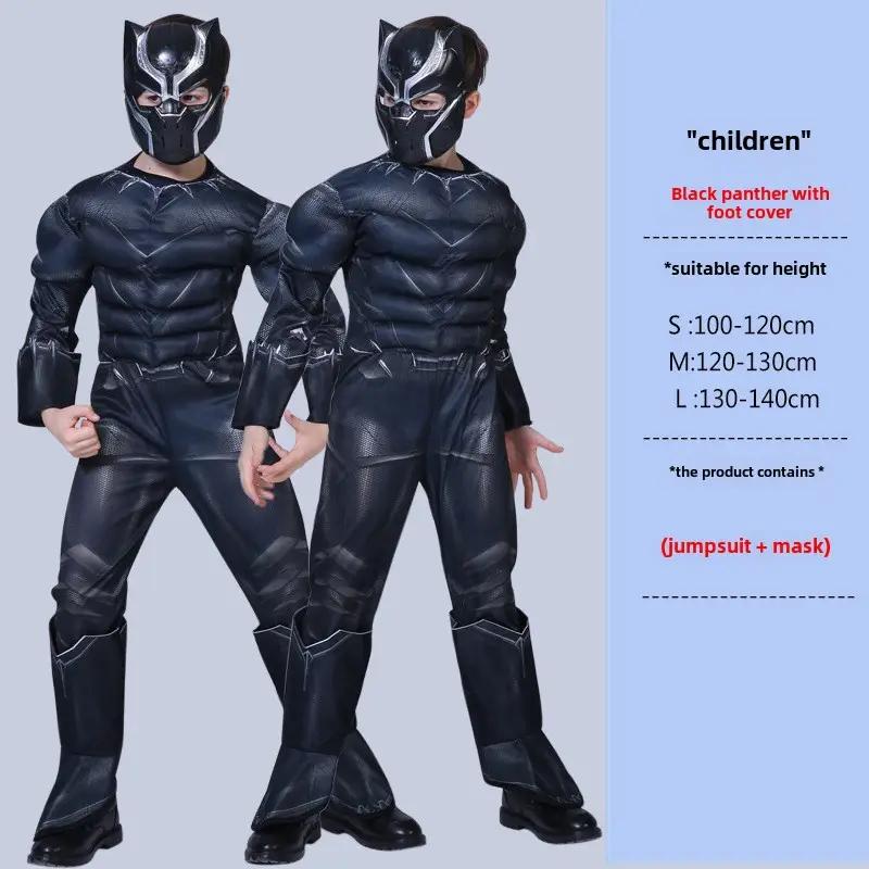 Children Avengers Muscle Suit Halloween Costume Captain America - Image 54