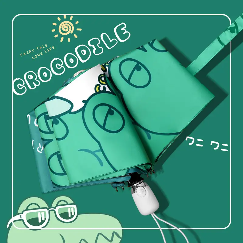 Call Me Sunscreen Umbrella Blue Portable UV Protection - Image 7