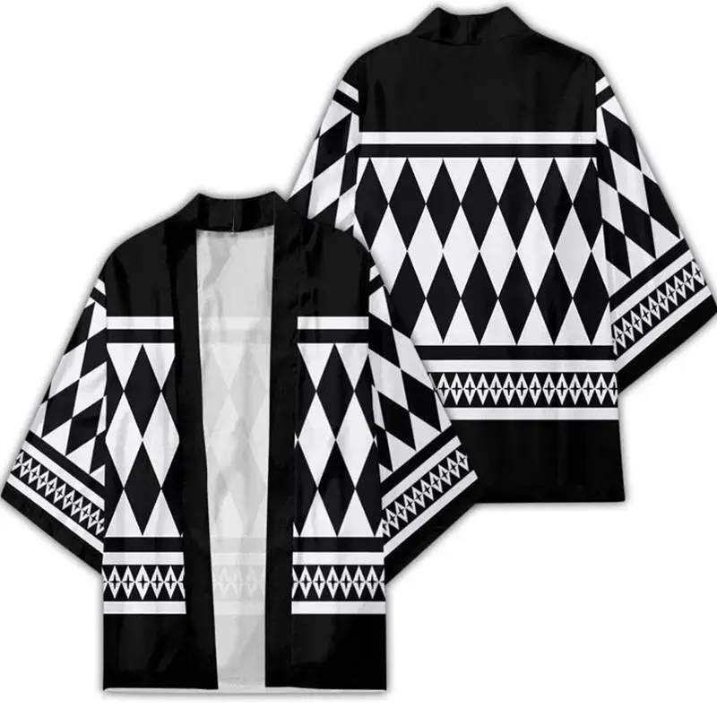 Tokyo Fun Avengers Dragon Palace Kimono Set Black 3D Digital Print - Image 17