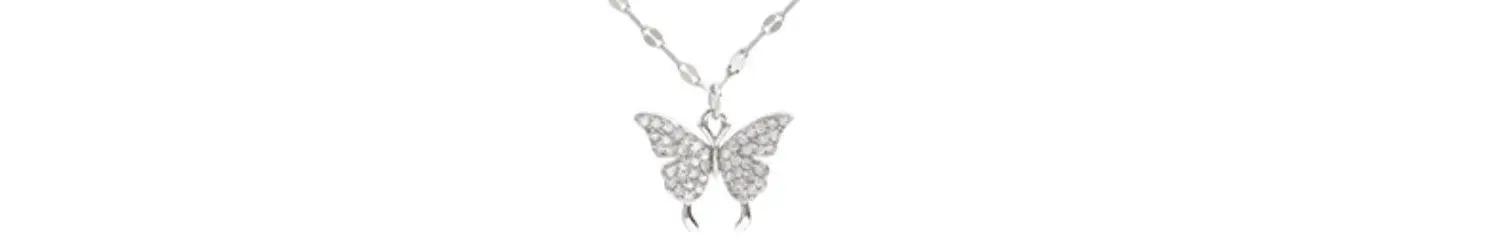 925 Sterling Silver Butterfly Necklace for Women — feature 6