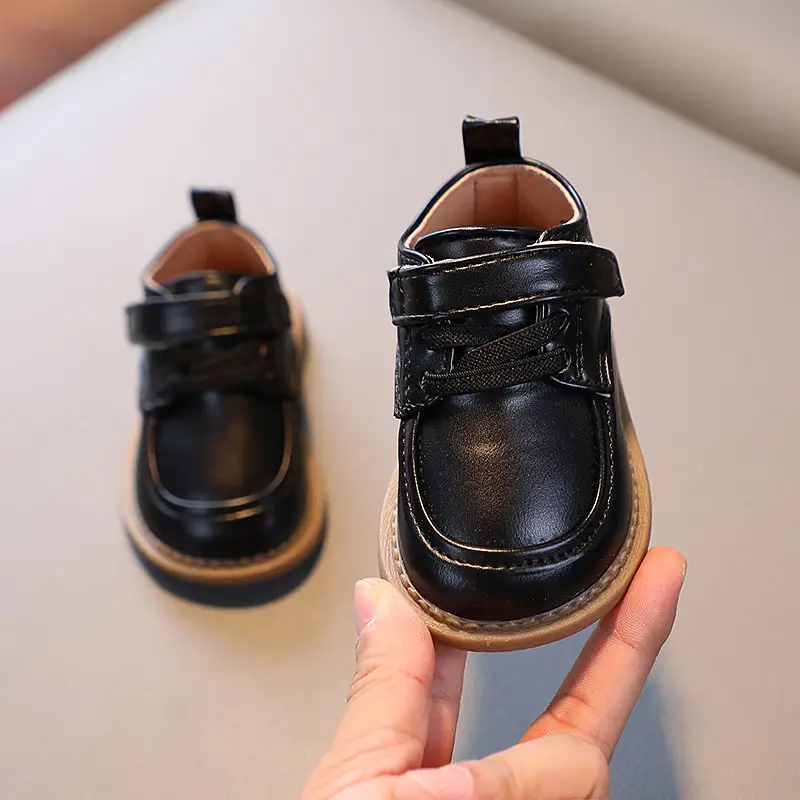 2025 Baby Shoes for Girls Soft Leather Toddler Walking Shoes - Image 5