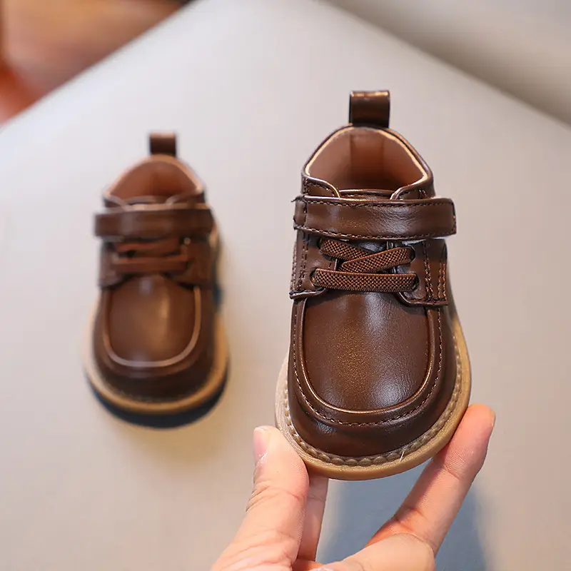 2025 Baby Shoes for Girls Soft Leather Toddler Walking Shoes - Image 3