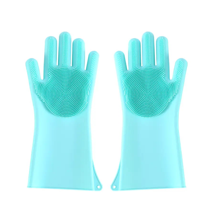 Silicone Bath Gloves for Dogs Anti-Bite Cleaning - Image 3