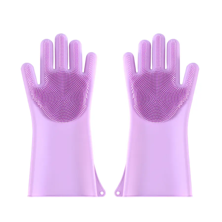 Silicone Bath Gloves for Dogs Anti-Bite Cleaning - Image 4