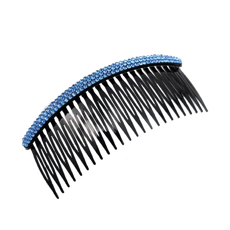 3-Row Rhinestone Bangs Comb for Women