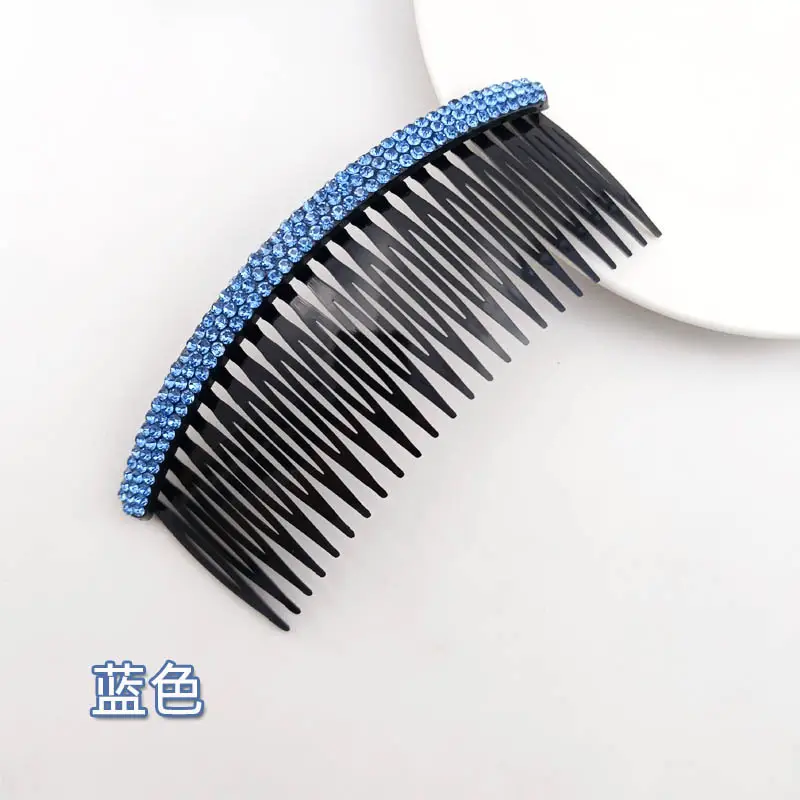 3-Row Rhinestone Bangs Comb for Women