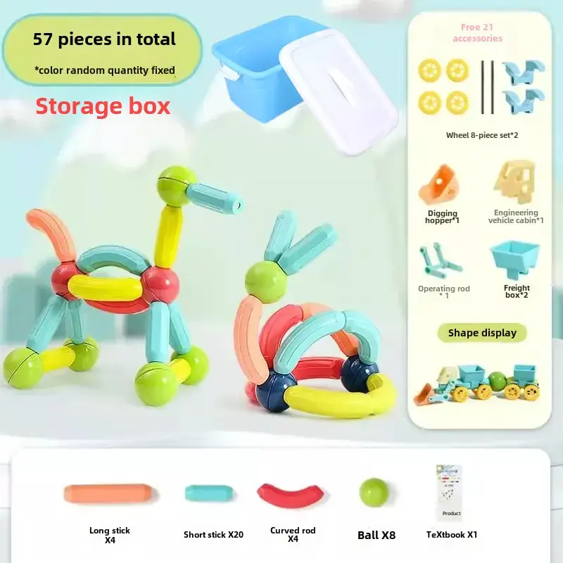 Magnetic Building Blocks for Kids Educational Toy - Image 25