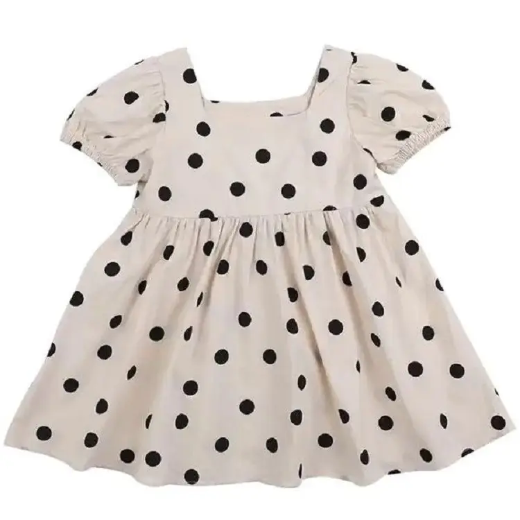 2022 Girls Polka Dot Skirt Dress for Summer