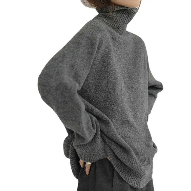 Women's Warm Turtleneck Sweater Autumn Winter Outerwear - Image 11