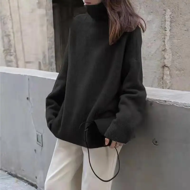 Women's Warm Turtleneck Sweater Autumn Winter Outerwear - Image 2