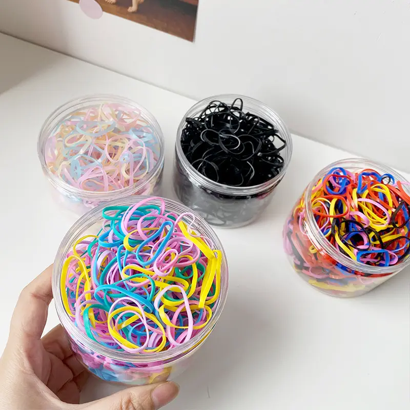 Rubber Bands High Color Hair Rope Disposable