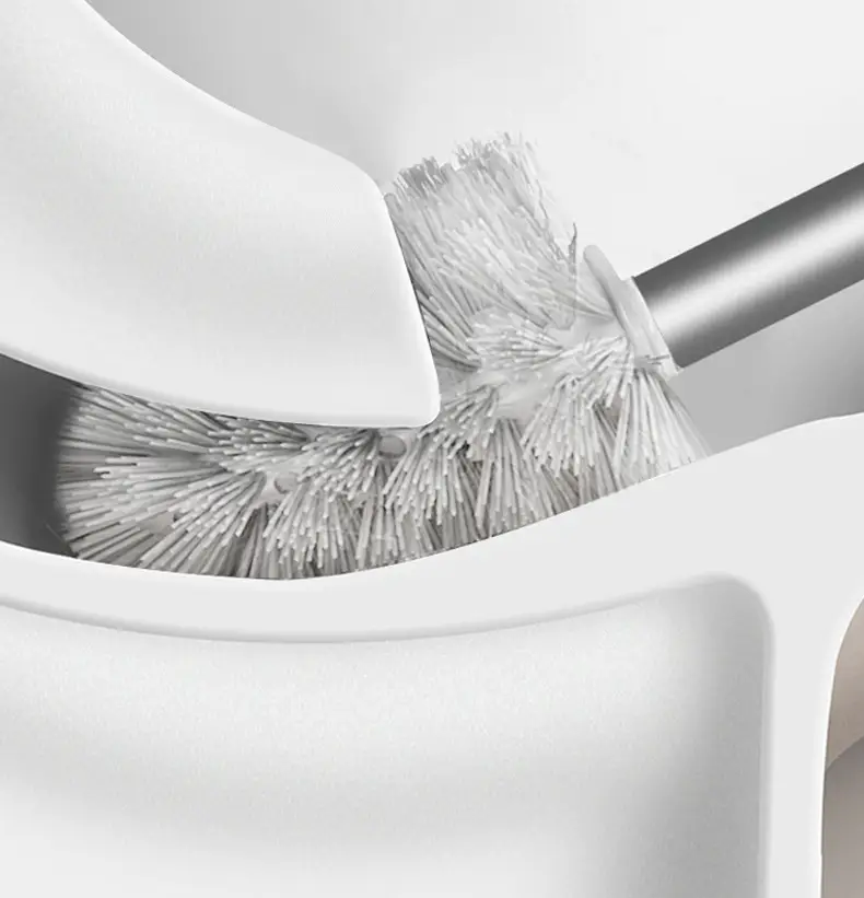 Space Aluminum Toilet Brush No Angle Long Handle — feature 9