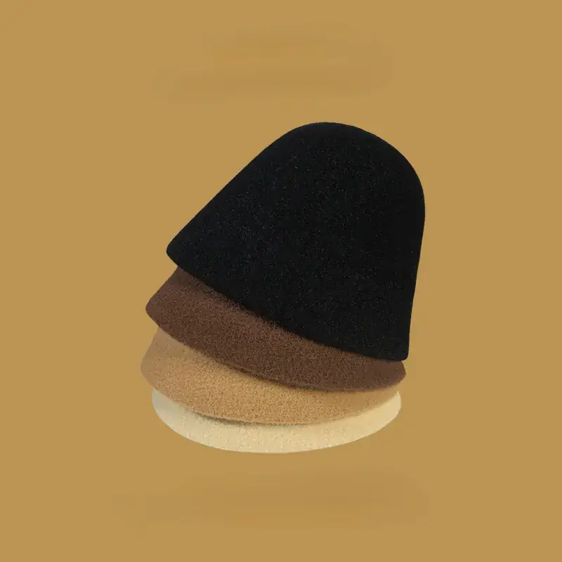 Earth Color Wool Knitted Hat for Kids Autumn Winter - Image 11