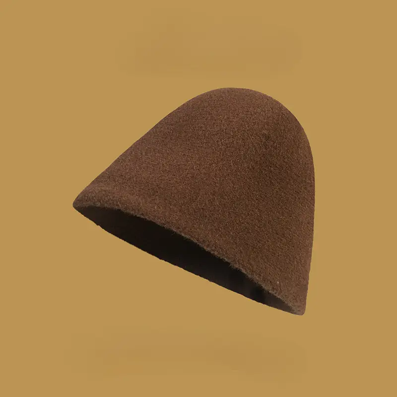 Earth Color Wool Knitted Hat for Kids Autumn Winter — feature 12