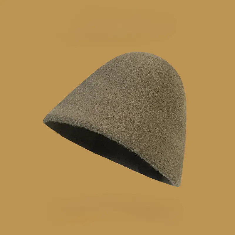 Earth Color Wool Knitted Hat for Kids Autumn Winter — feature 13
