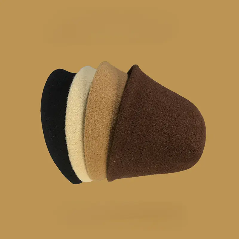 Earth Color Wool Knitted Hat for Kids Autumn Winter — feature 6