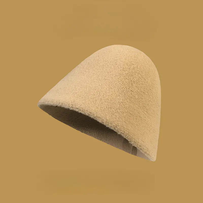 Earth Color Wool Knitted Hat for Kids Autumn Winter — feature 9