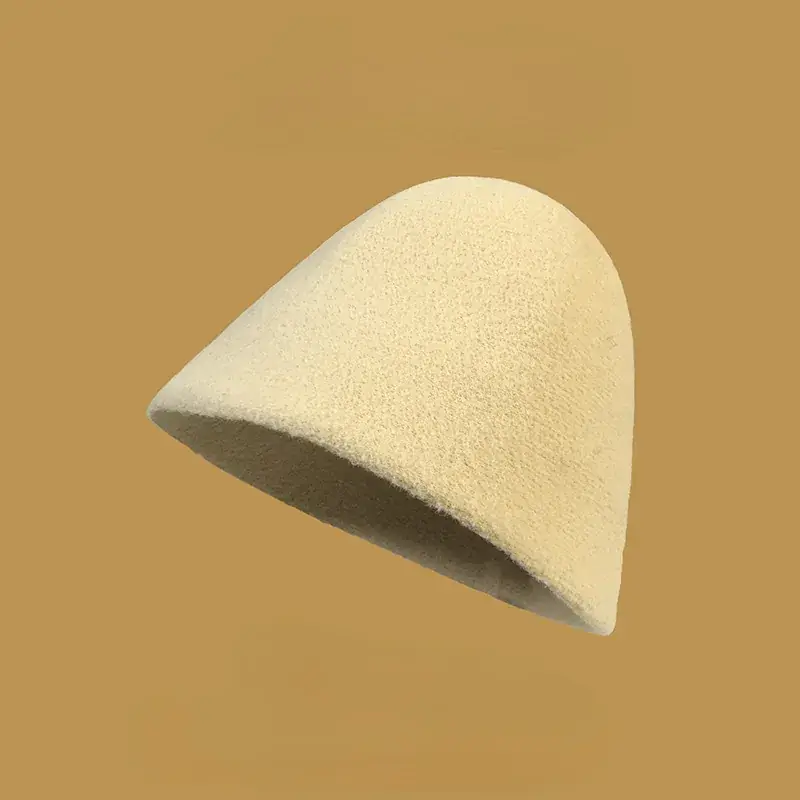 Earth Color Wool Knitted Hat for Kids Autumn Winter - Image 4