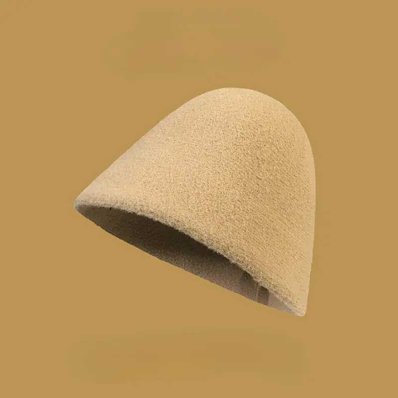 Earth Color Wool Knitted Hat for Kids Autumn Winter - Image 5