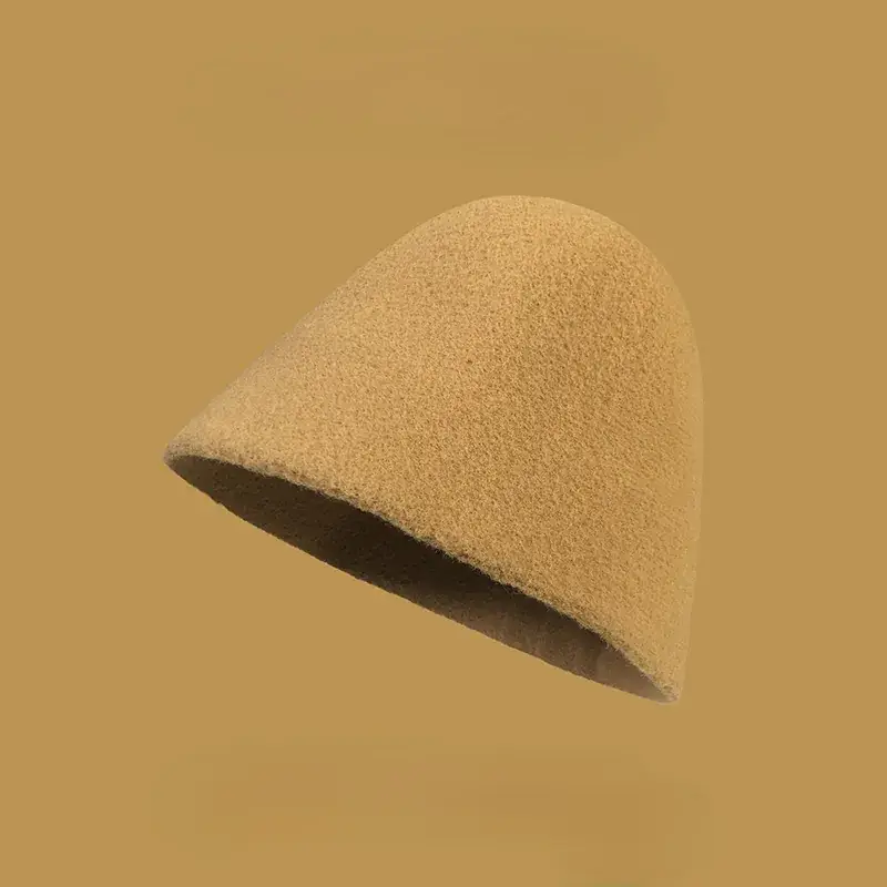 Earth Color Wool Knitted Hat for Kids Autumn Winter - Image 6