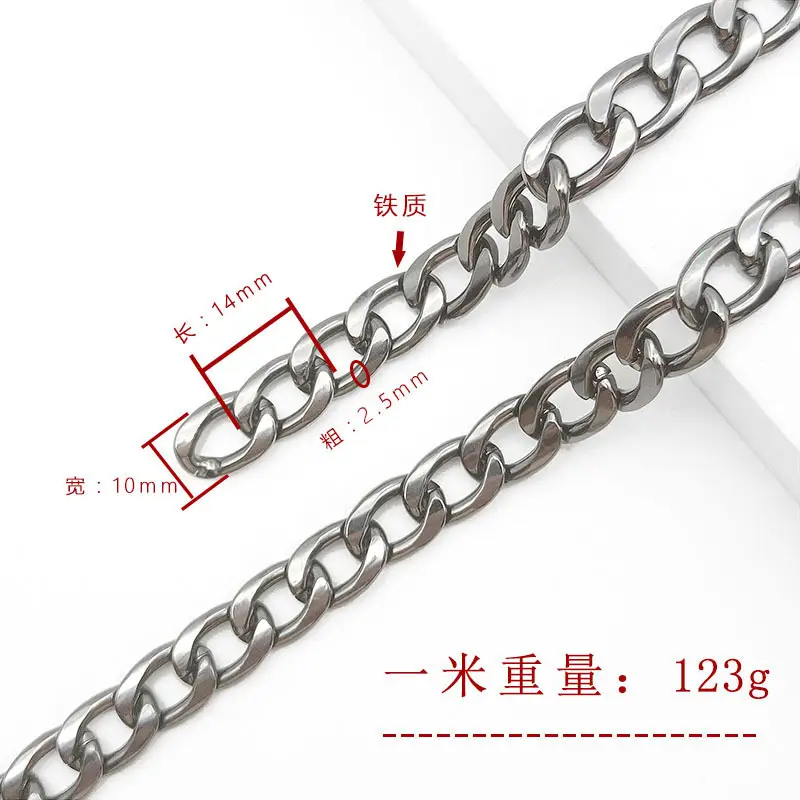 Gold Iron Chain Strap for Shoulder Bag & Crossbody - Image 7