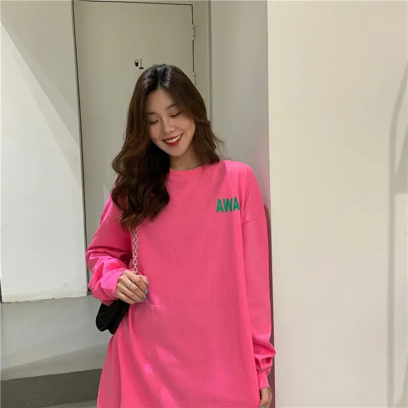 Blue Long Sleeve T-Shirt for Girls Plus Size 2023 - Image 8