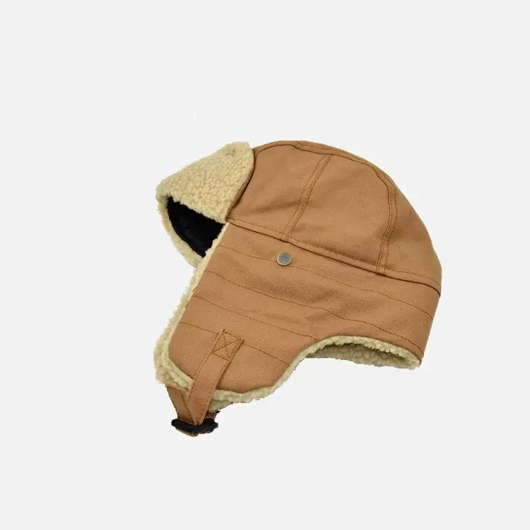 Men Winter Ear Protection Hat Navy Blue Cotton Warm Pilot Motorcycle — feature 11