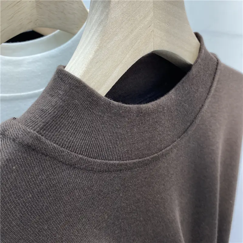 Women's Long Sleeve Fleece T-Shirt Grey 2025 Winter — feature 12
