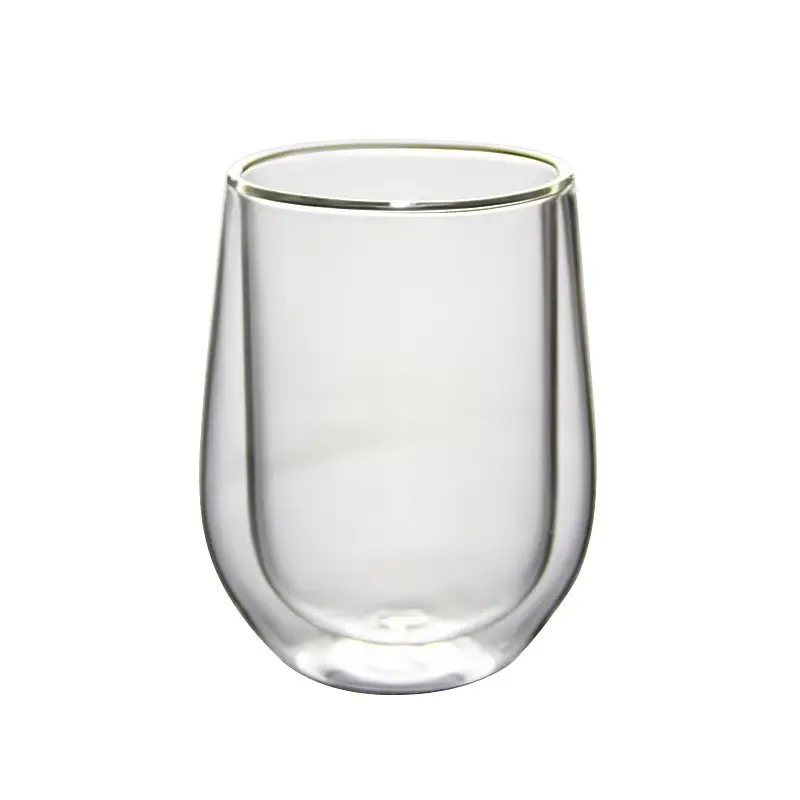 Double Layer Glass Cup for Office & Home Use