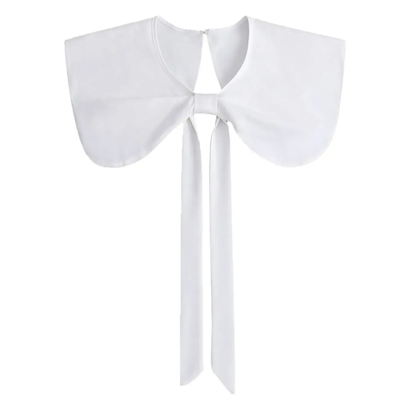 Japanese Style Fake Collar Doll with Bow Tie Shawl - Image 6