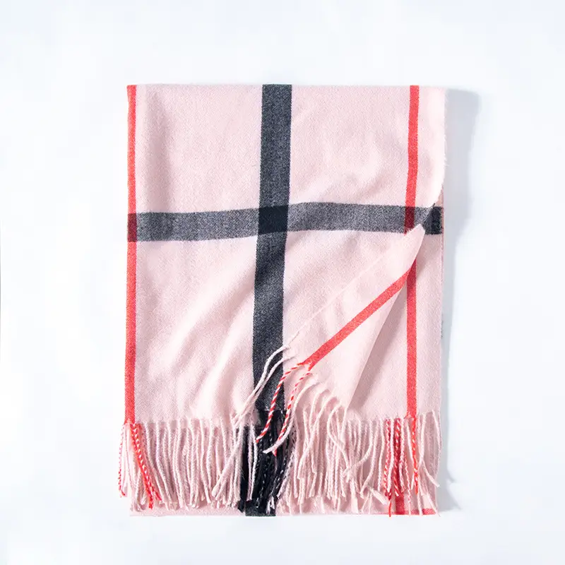 New Autumn Winter Striped Plaid Scarf for Women