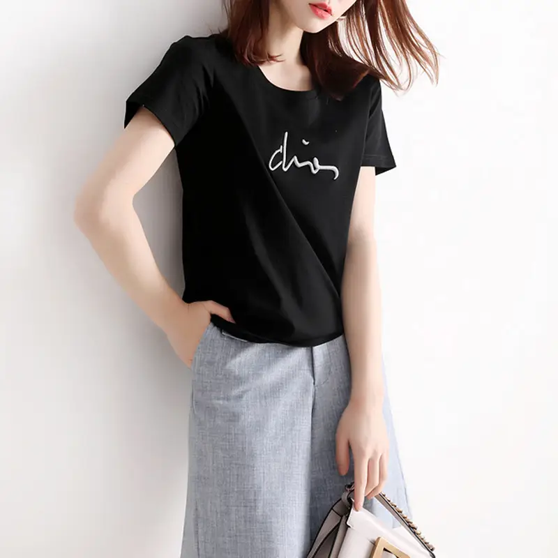 Women White Graphic T-Shirt with "diss" Print - Image 6