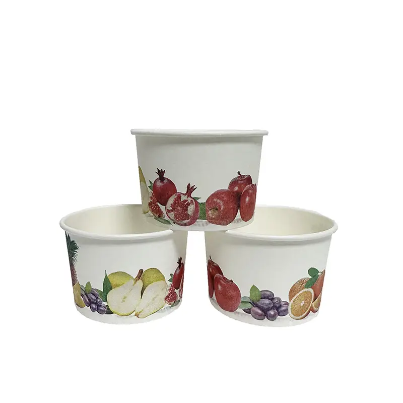 Disposable Fruit Tasting Bowl 110ml Paper Cup - Image 4