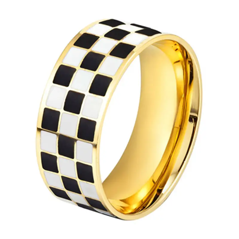 Women's Natural Pearl Ring Gold Titanium Electromagnet - Image 2