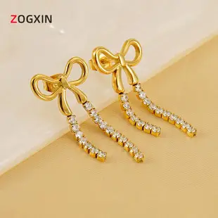Gold Braided Earrings for Women 18K Stainless Steel — feature 6